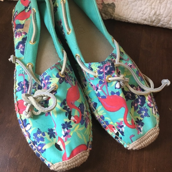 Sperry Shoes - 🆕Sperrys with Flamingos